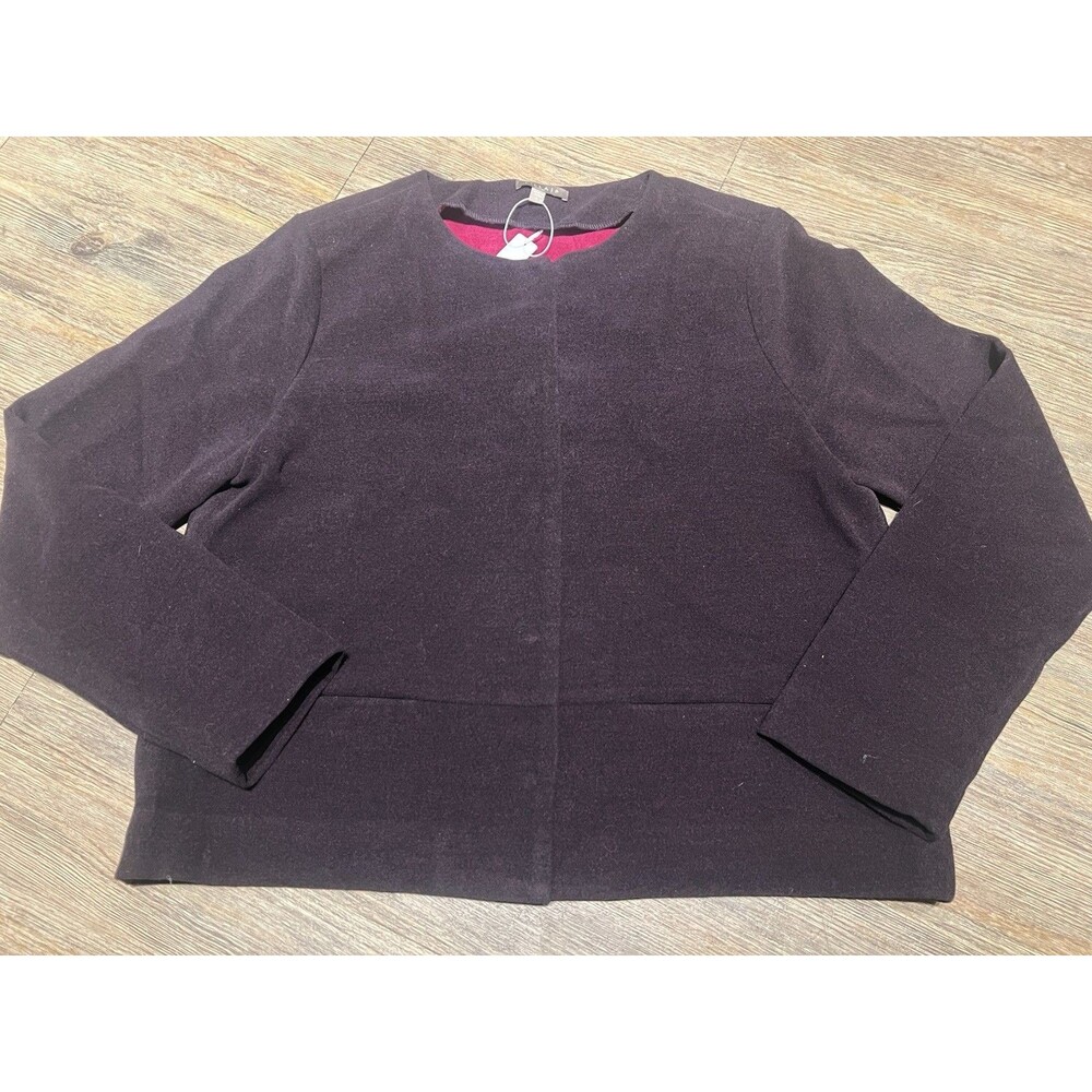 Lilla P Felted Jacket Winterberry Size Medium New with Tags